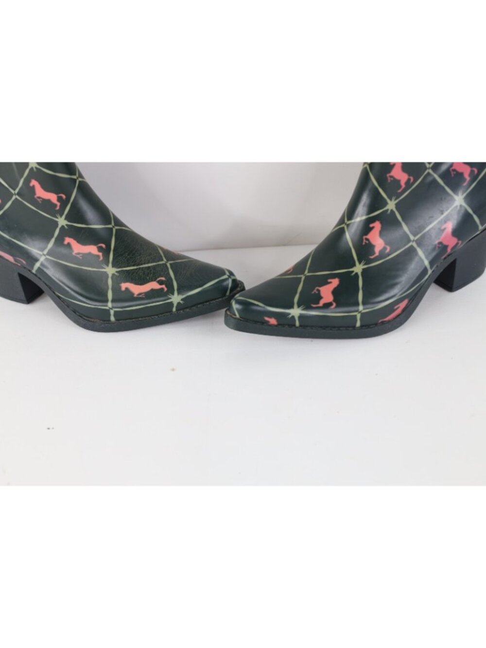 Deadstock Vtg Y2K Womens 7 Western Equestrian Horse Waterproof Rain Cowboy Boots - Picture 2 of 9